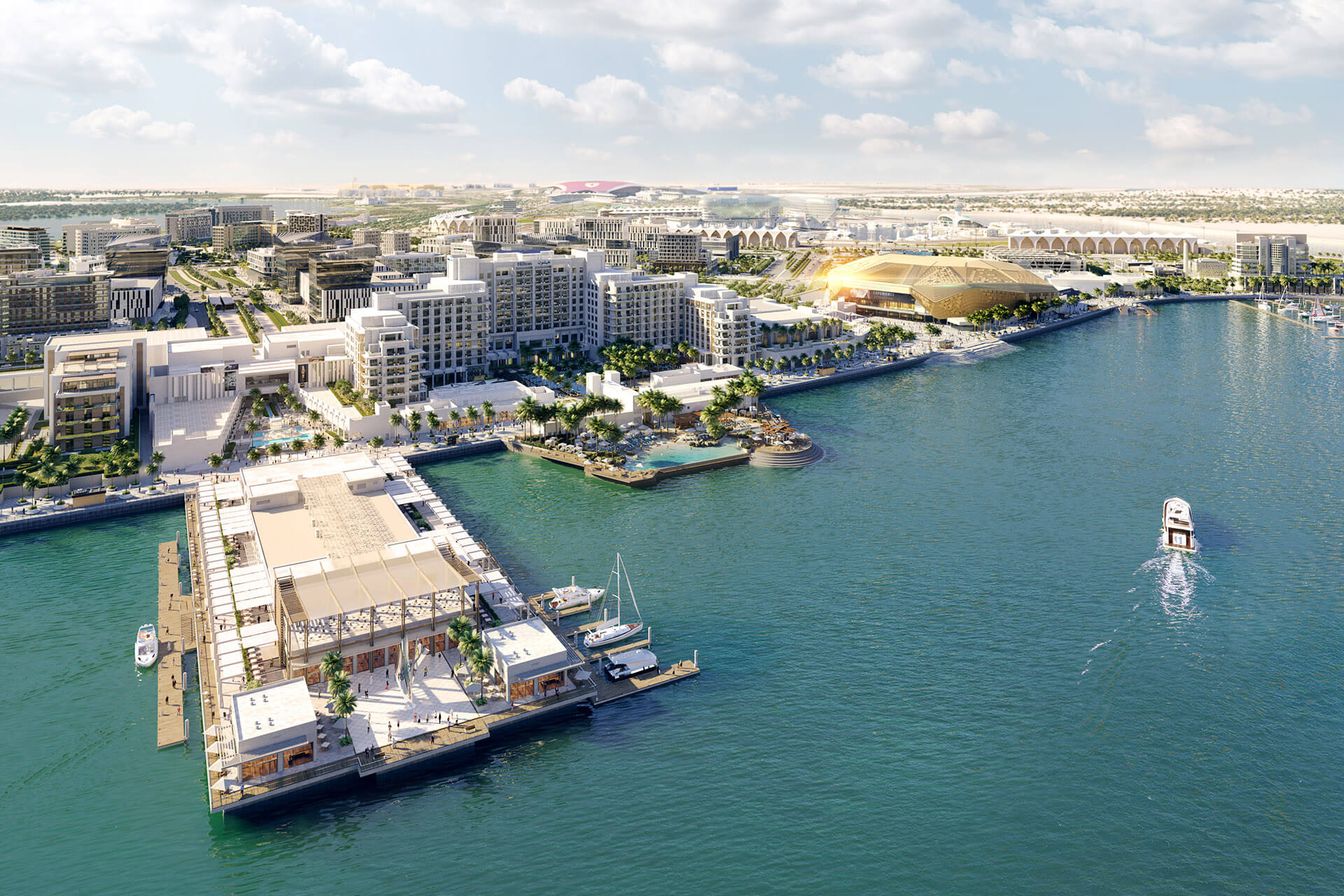 water front hotels yas island